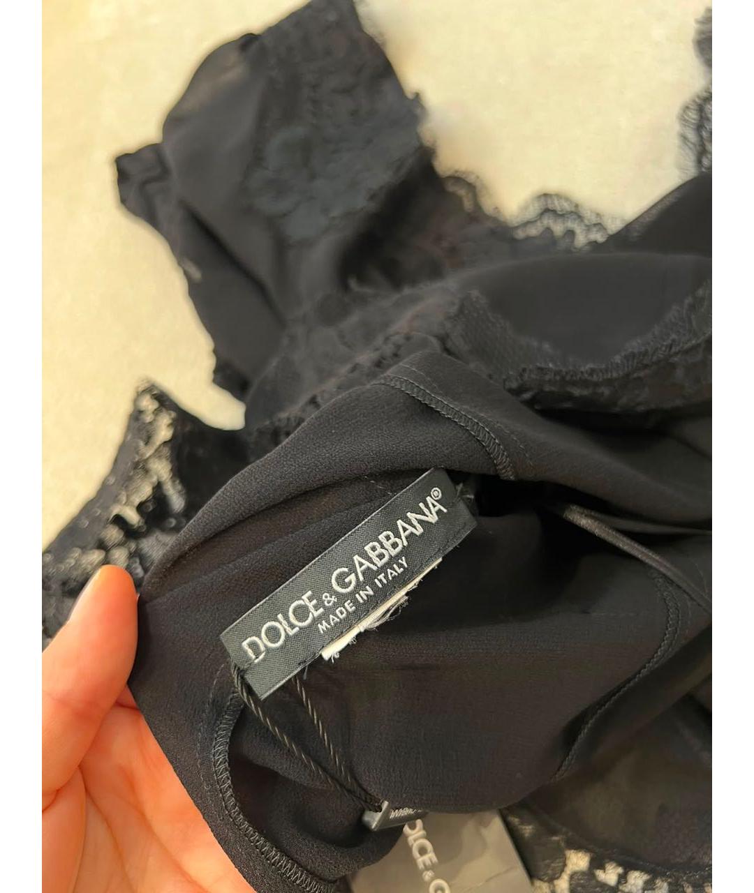 DOLCE&GABBANA Черная футболка, фото 6