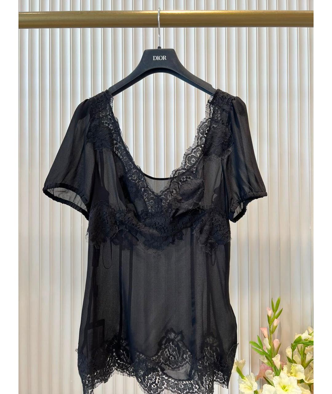 DOLCE&GABBANA Черная футболка, фото 7