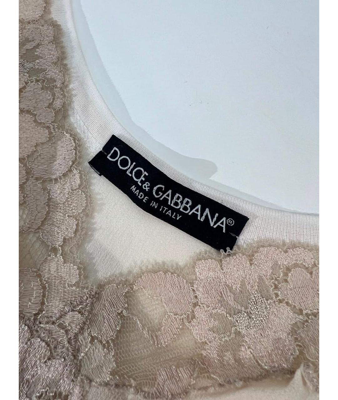 DOLCE&GABBANA Белая футболка, фото 5