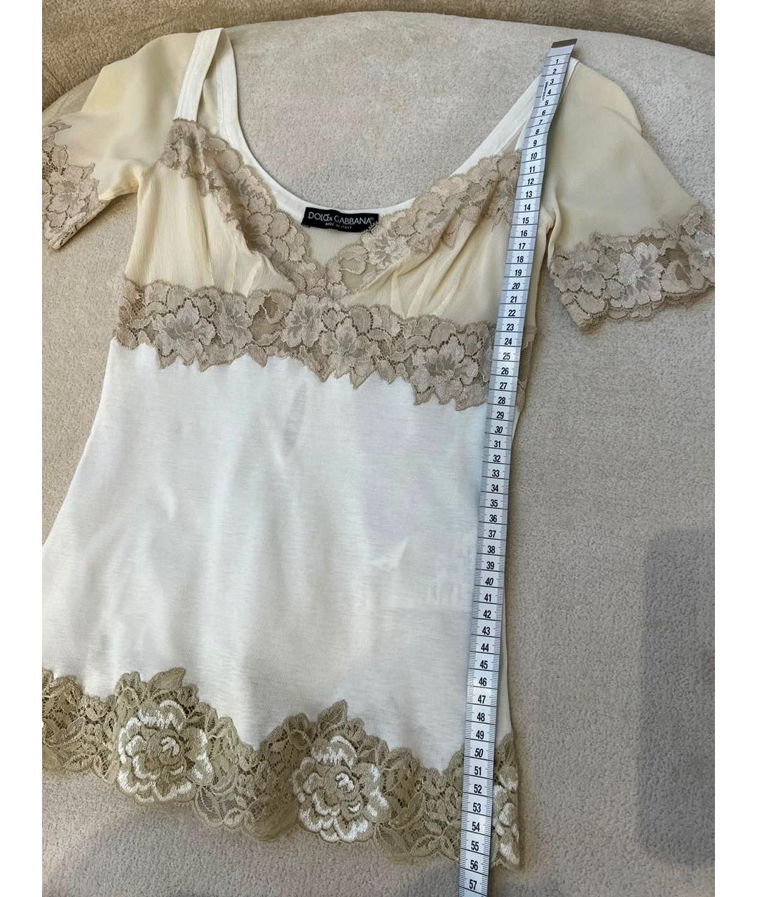 DOLCE&GABBANA Белая футболка, фото 3