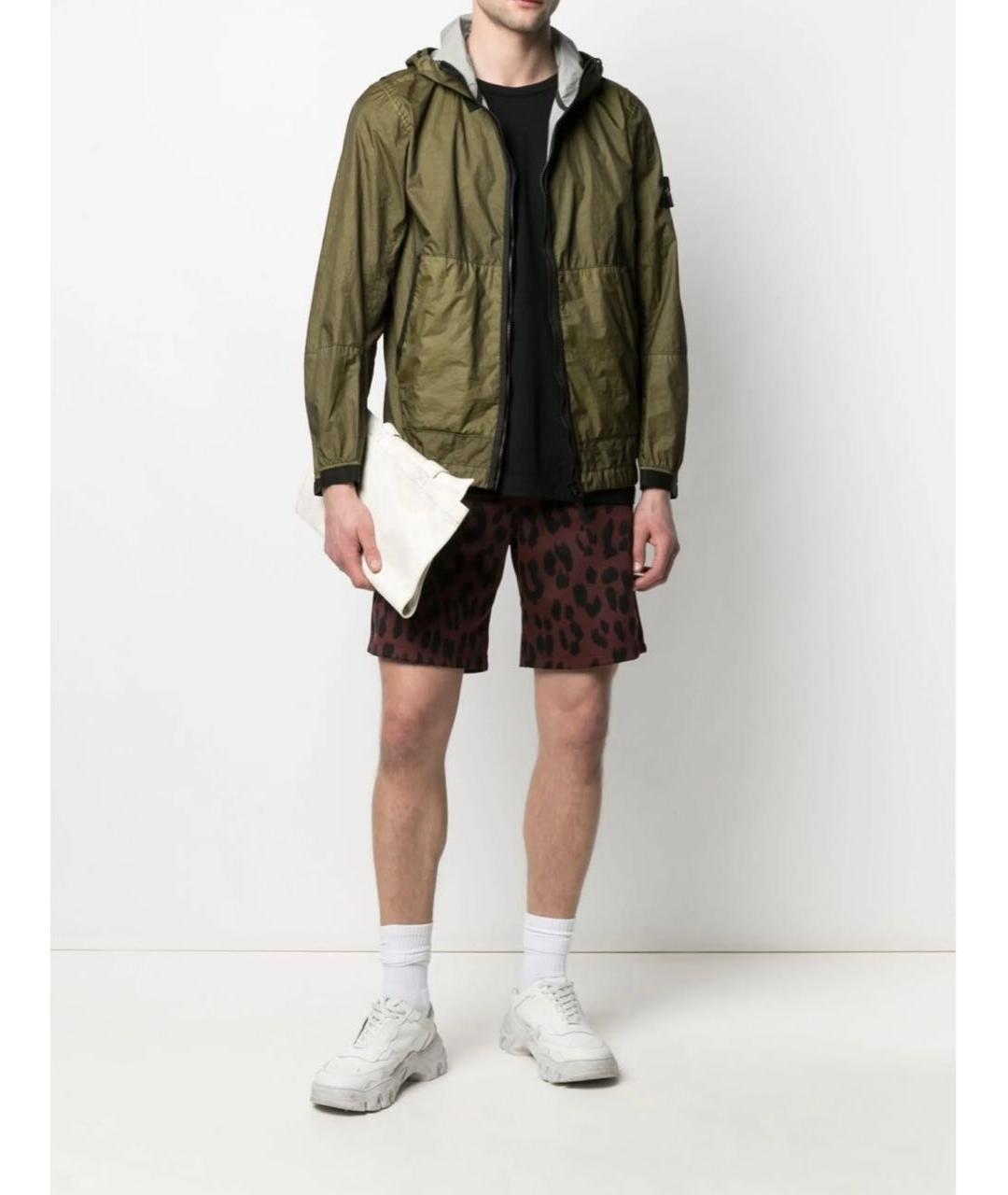 STONE ISLAND Зеленая полиамидовая куртка, фото 4
