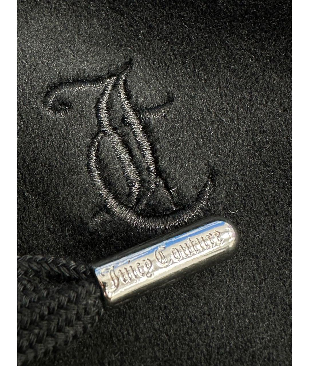 JUICY COUTURE Черный велюровый костюм с брюками, фото 6