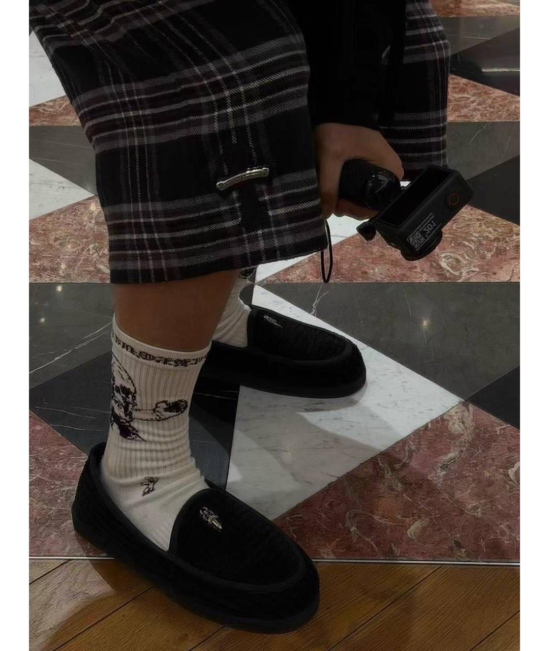 CHROME HEARTS Черные лоферы, фото 5