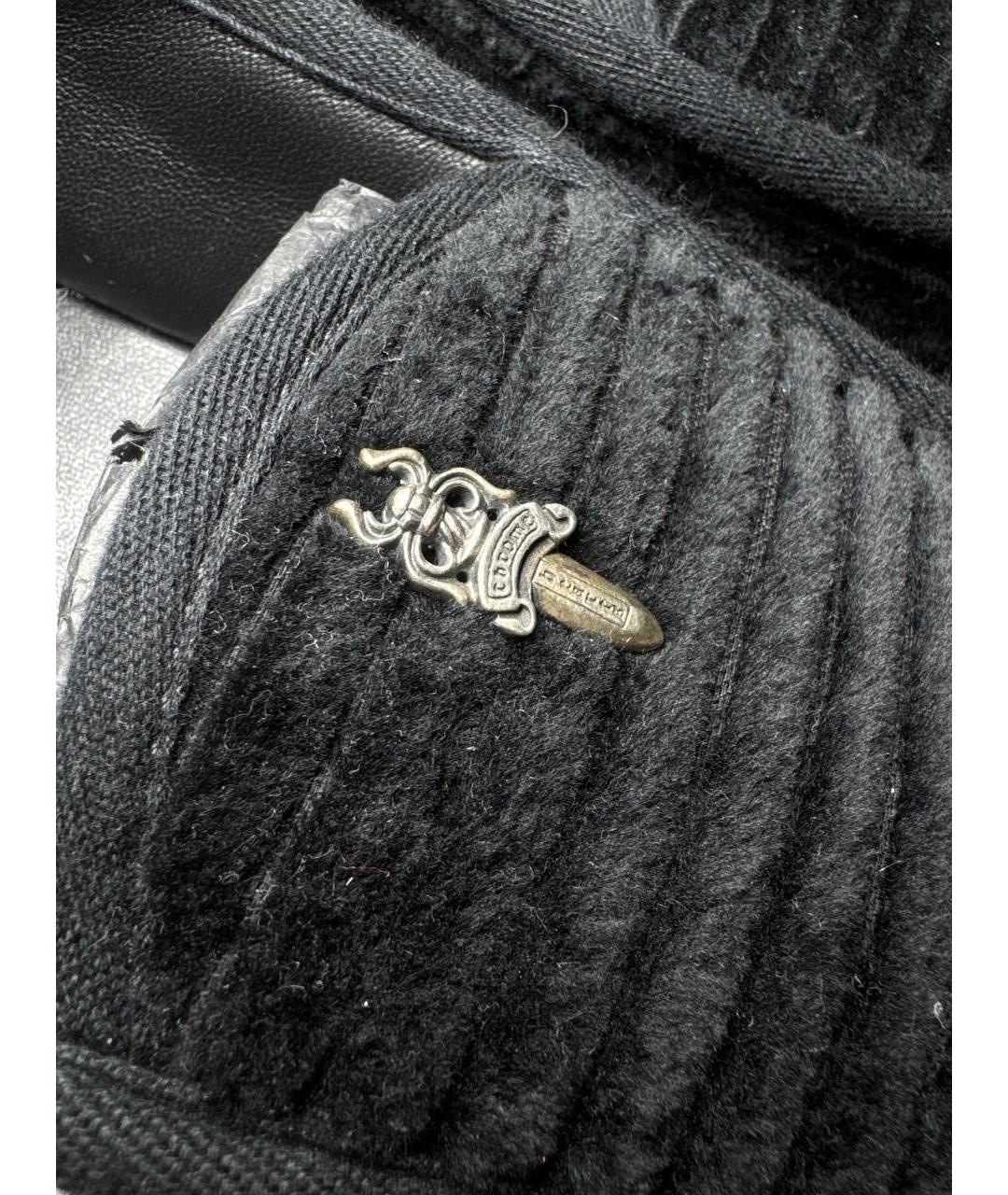 CHROME HEARTS Черные лоферы, фото 3
