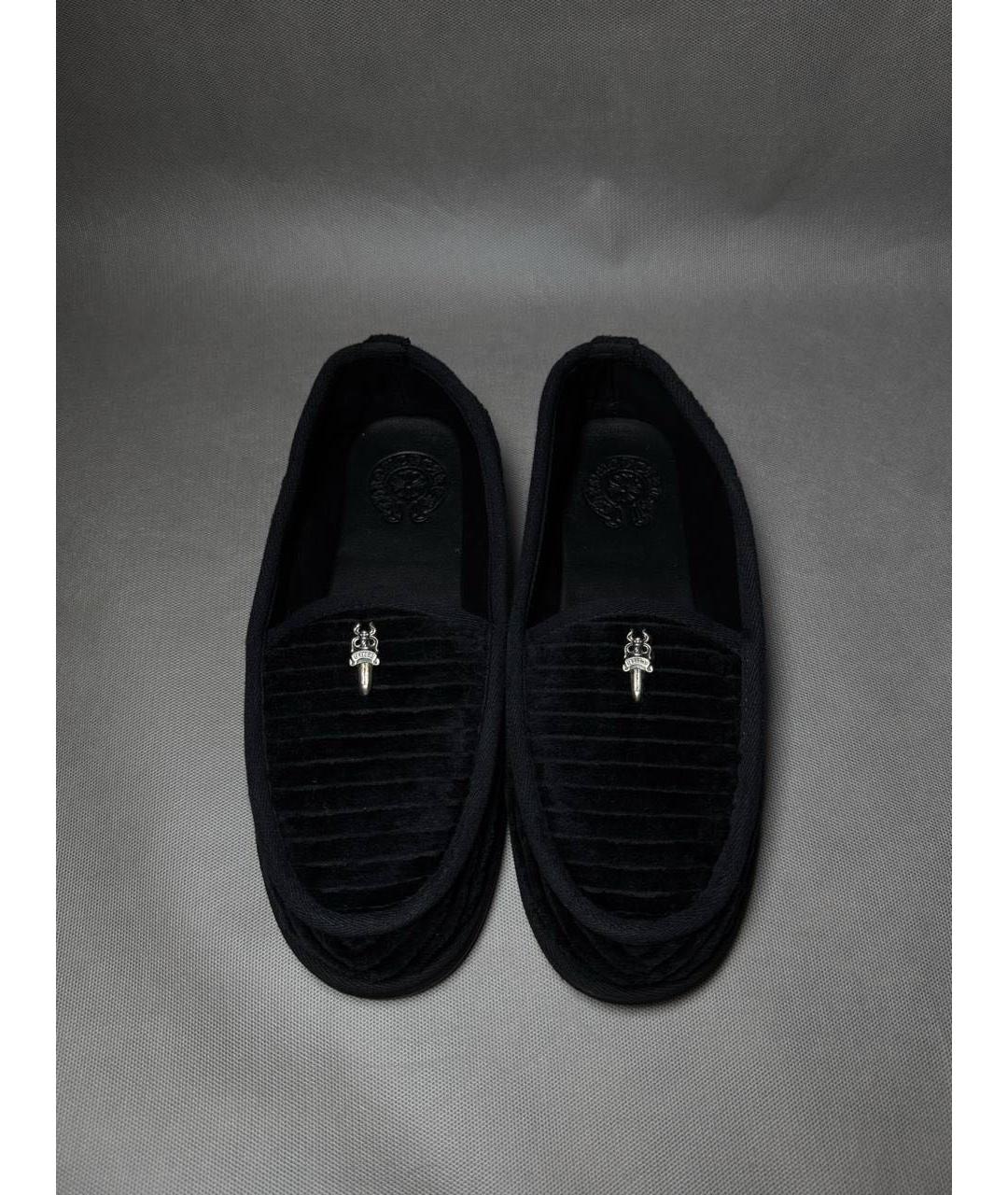 CHROME HEARTS Черные лоферы, фото 2
