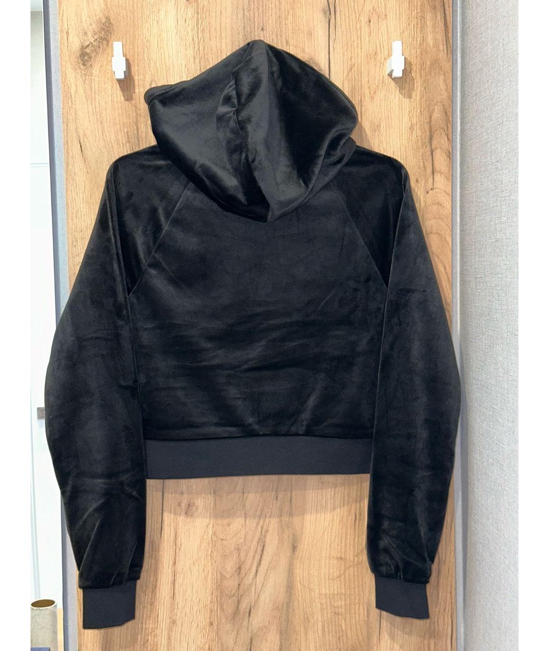 JUICY COUTURE Черный велюровый костюм с брюками, фото 3