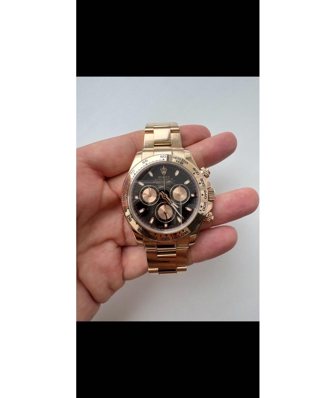 ROLEX Золотые часы из розового золота, фото 3