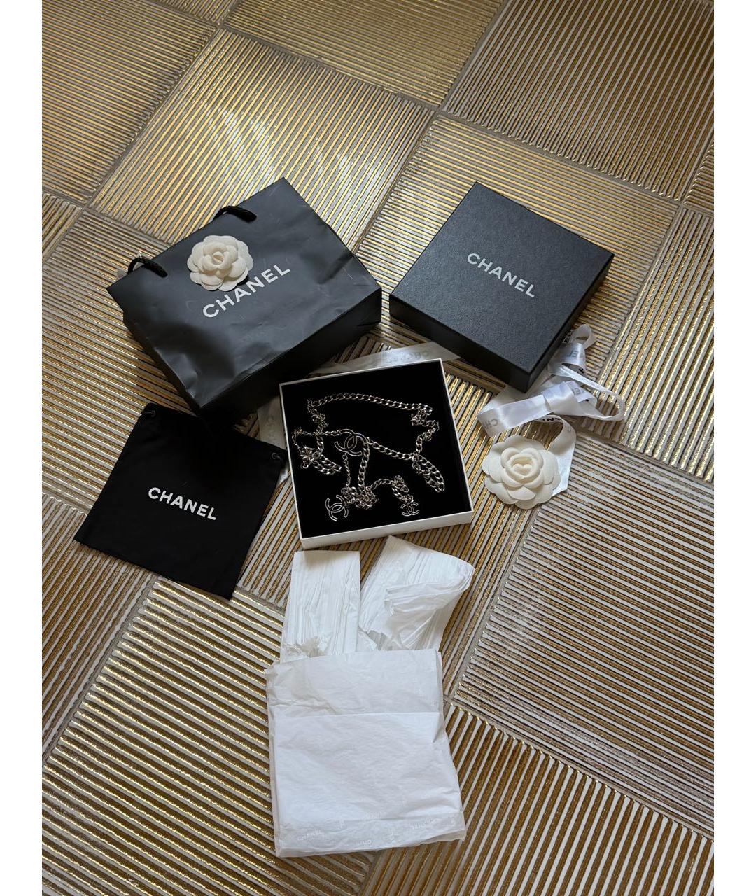 CHANEL Белый ремень, фото 4