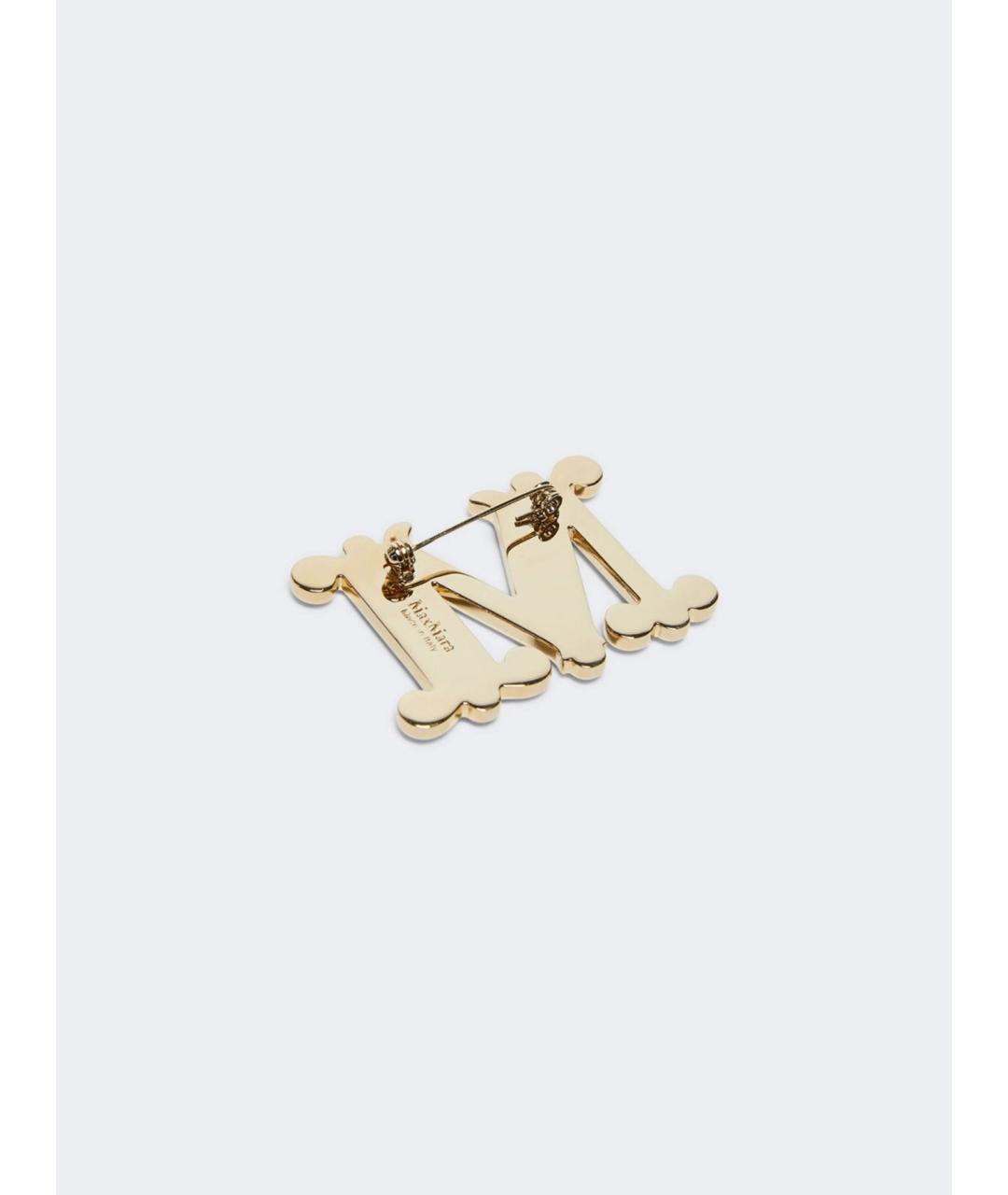 MAX MARA Белая металлическая булавка / брошь, фото 3