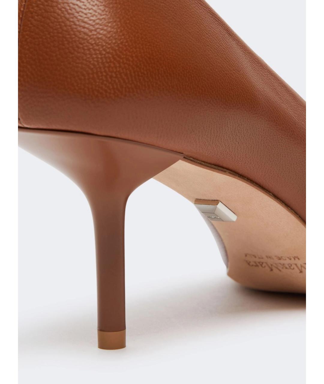 MAX MARA Коричневые кожаные туфли, фото 4