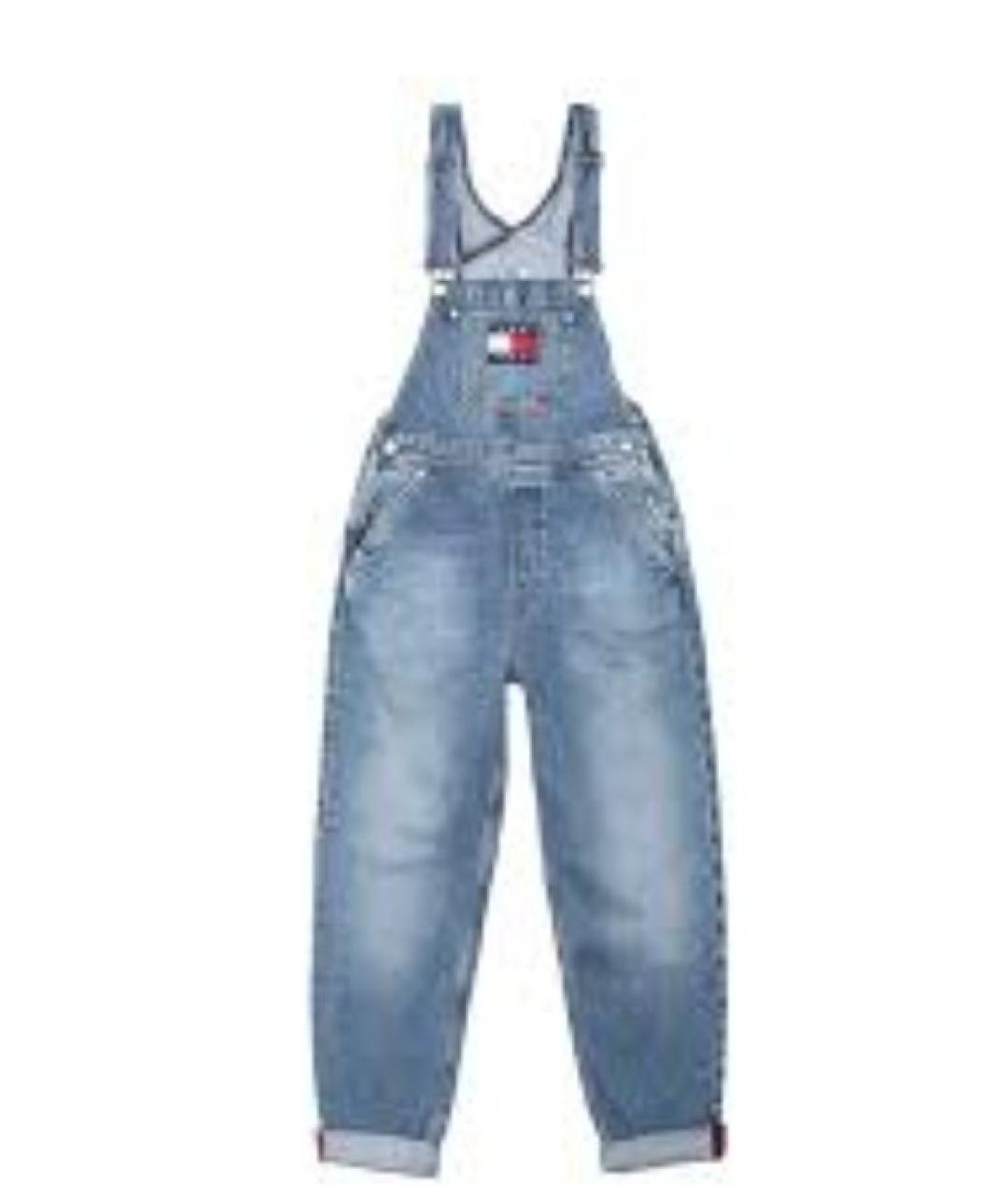 TOMMY HILFIGER Синий хлопковый комбинезон, фото 1