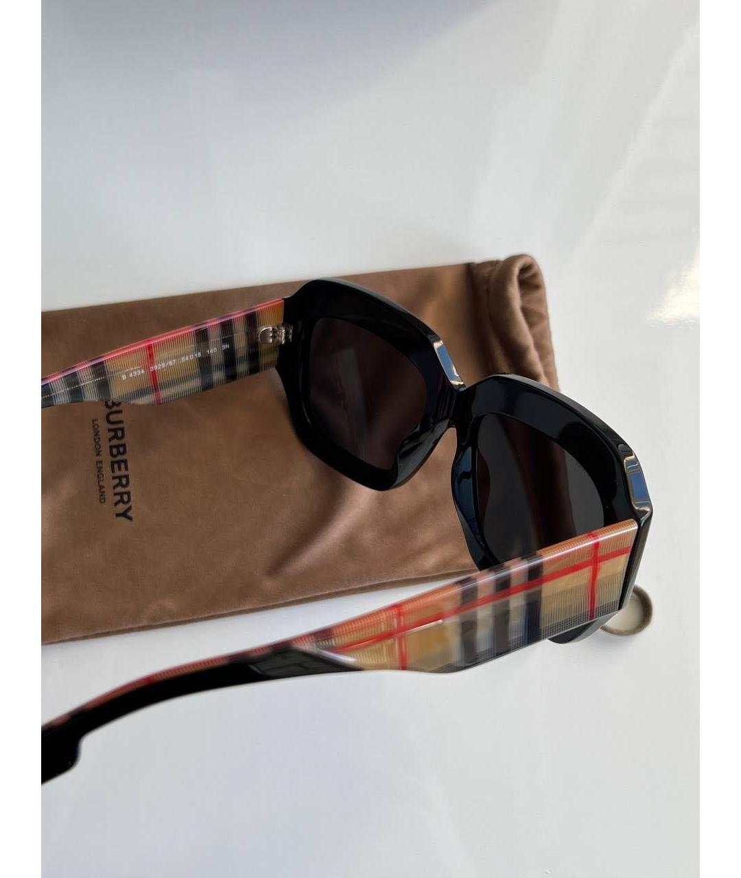BURBERRY Мульти пластиковые солнцезащитные очки, фото 3