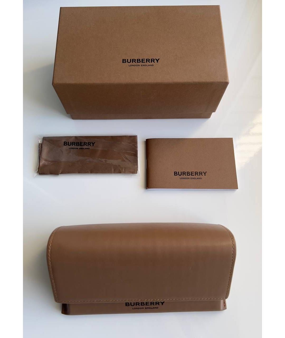 BURBERRY Мульти пластиковые солнцезащитные очки, фото 5