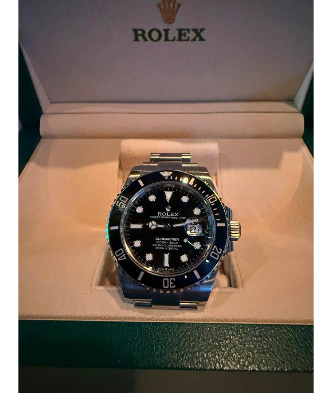 ROLEX Черные часы, фото 9