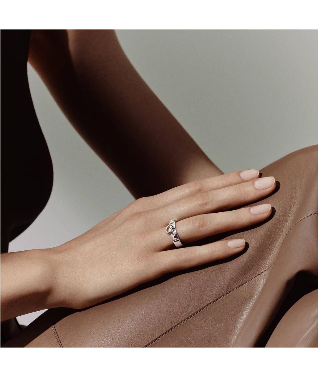 HERMES Серебряное серебряное кольцо, фото 3