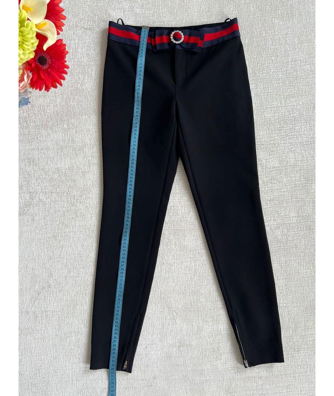 GUCCI Черные прямые брюки, фото 7