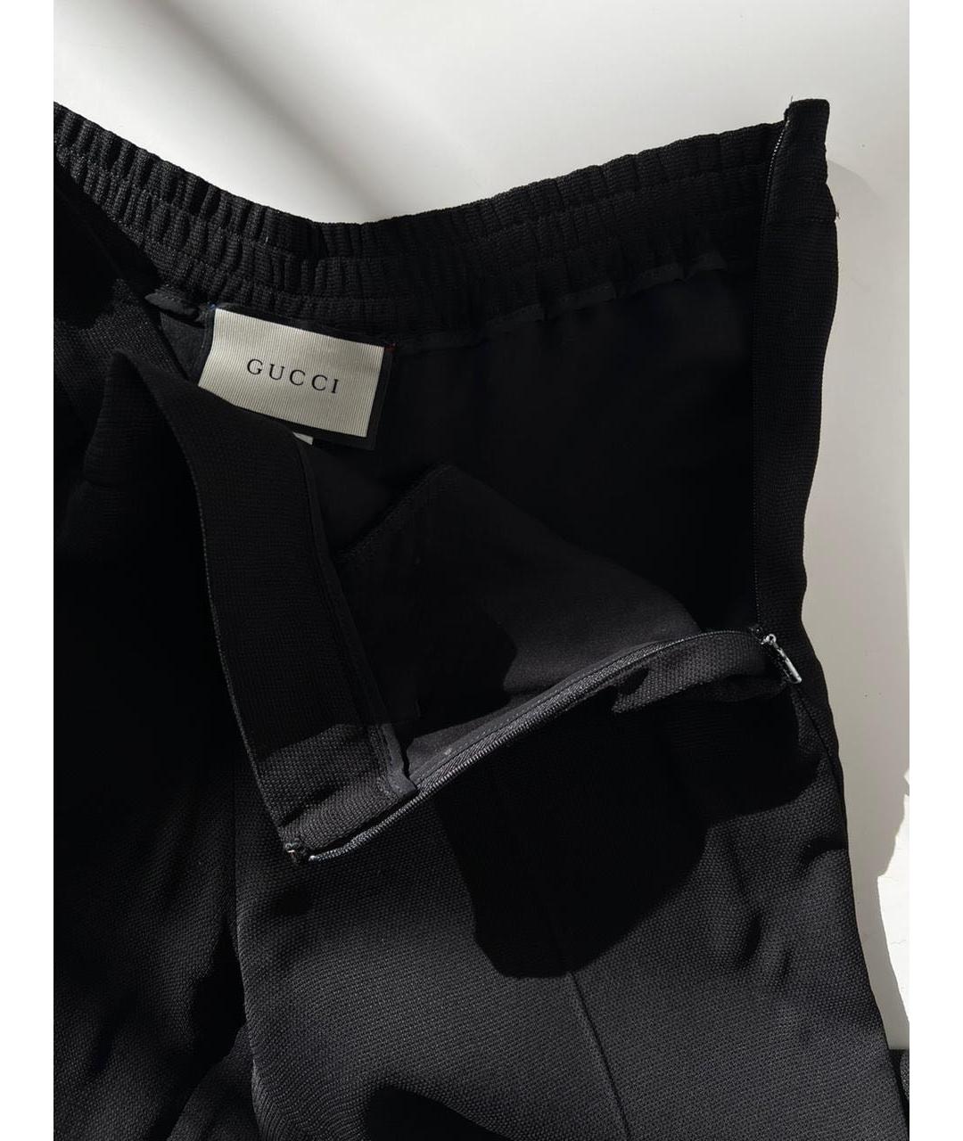 GUCCI Черные прямые брюки, фото 4