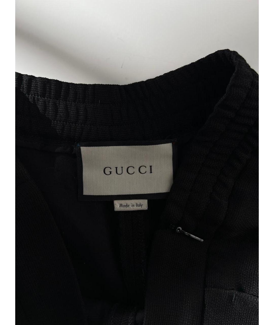GUCCI Черные прямые брюки, фото 3