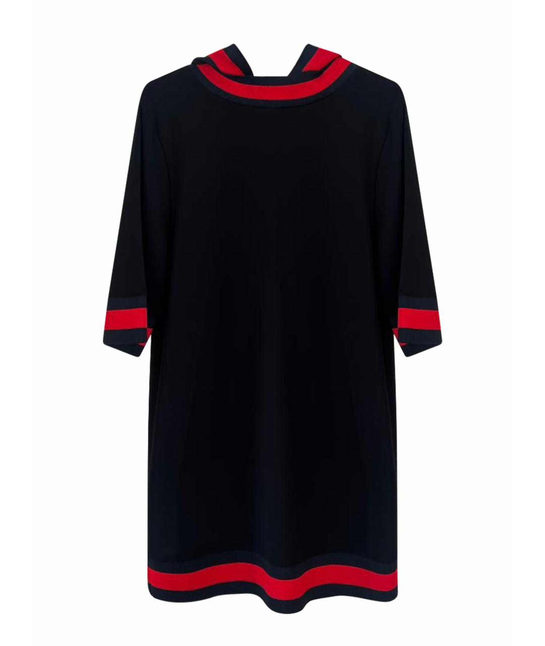GUCCI Черное полиэстеровое платье, фото 1