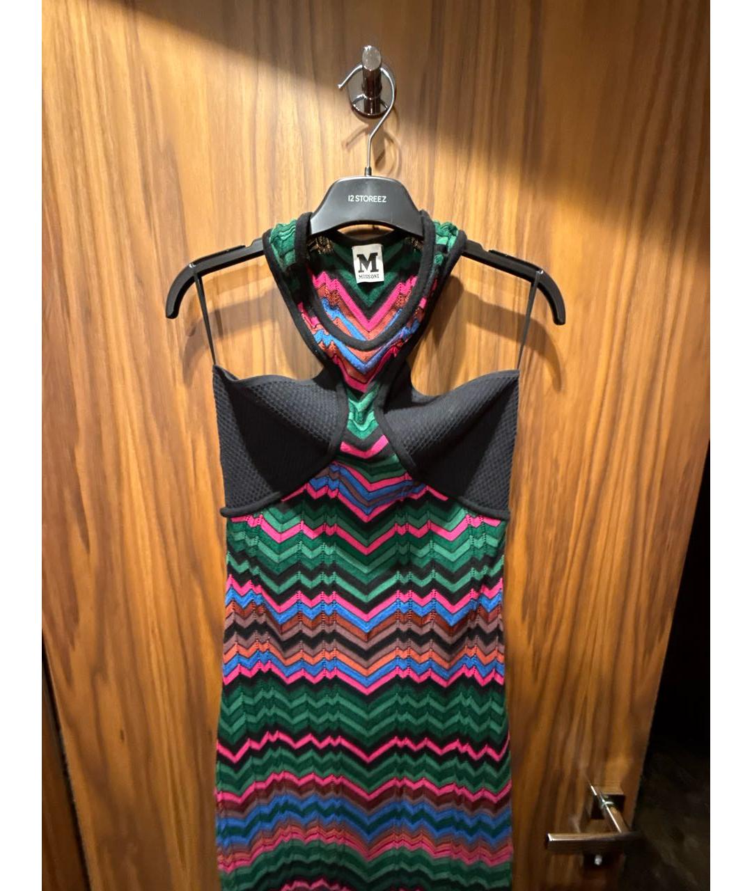 M MISSONI Фиолетовый шерстяной сарафан, фото 2