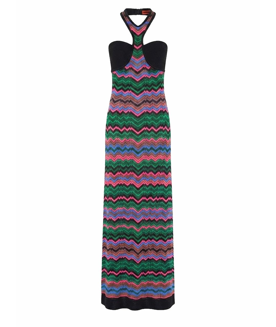 M MISSONI Фиолетовый шерстяной сарафан, фото 1