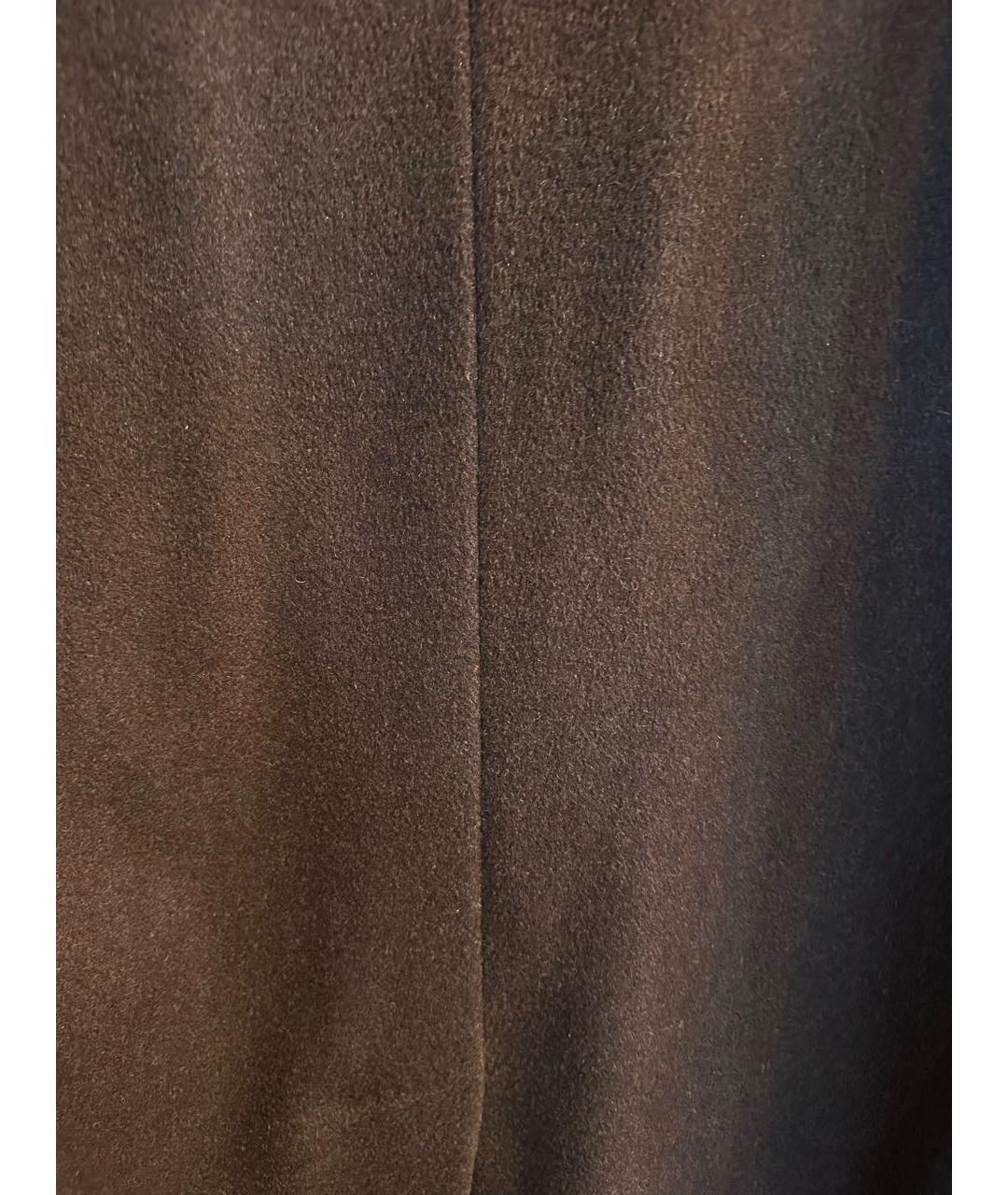 MAX MARA Коричневое кашемировое пальто, фото 4