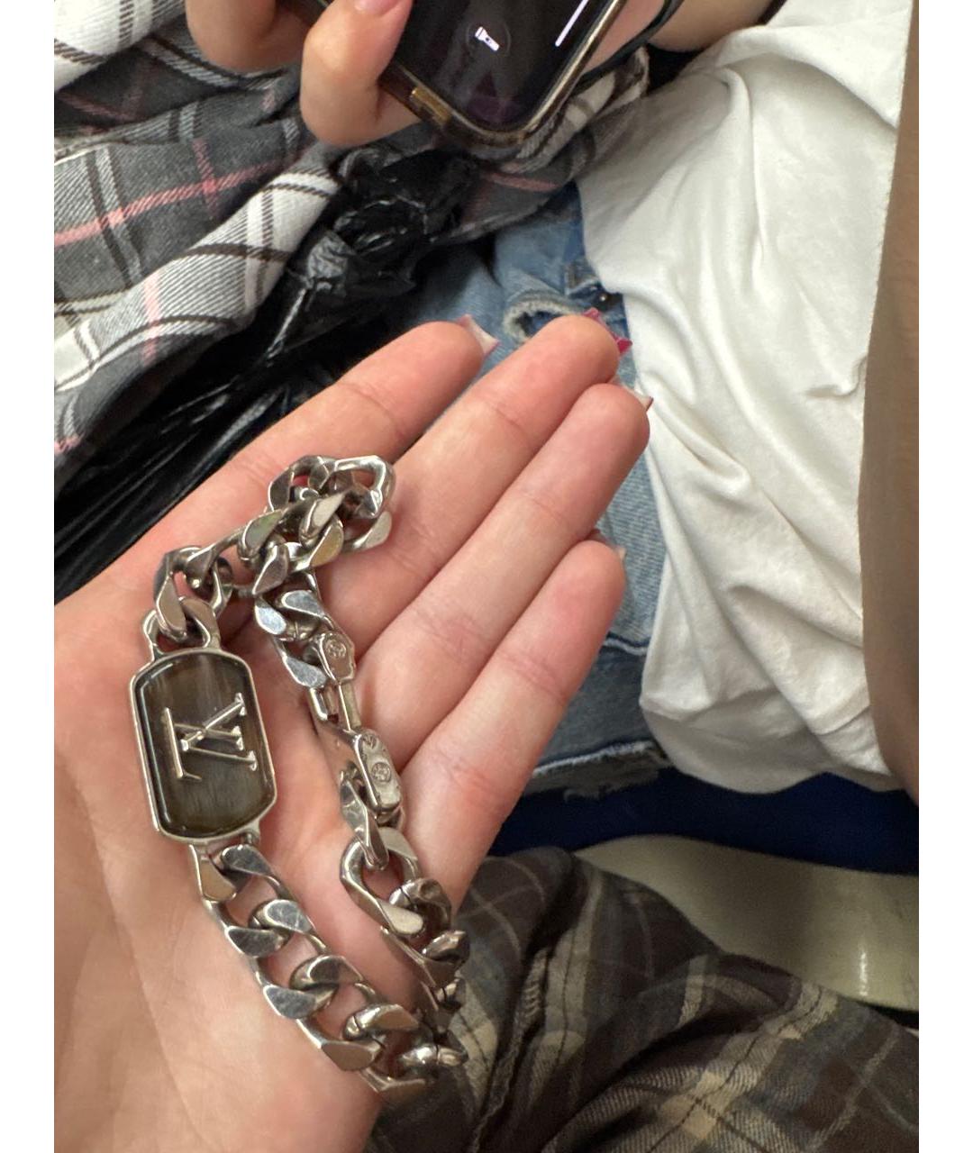 LOUIS VUITTON Серебряный браслет, фото 3