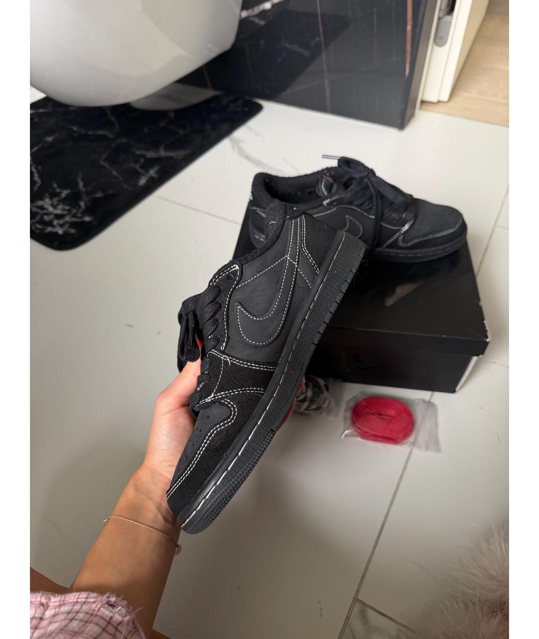 NIKE Черные замшевые кеды, фото 2