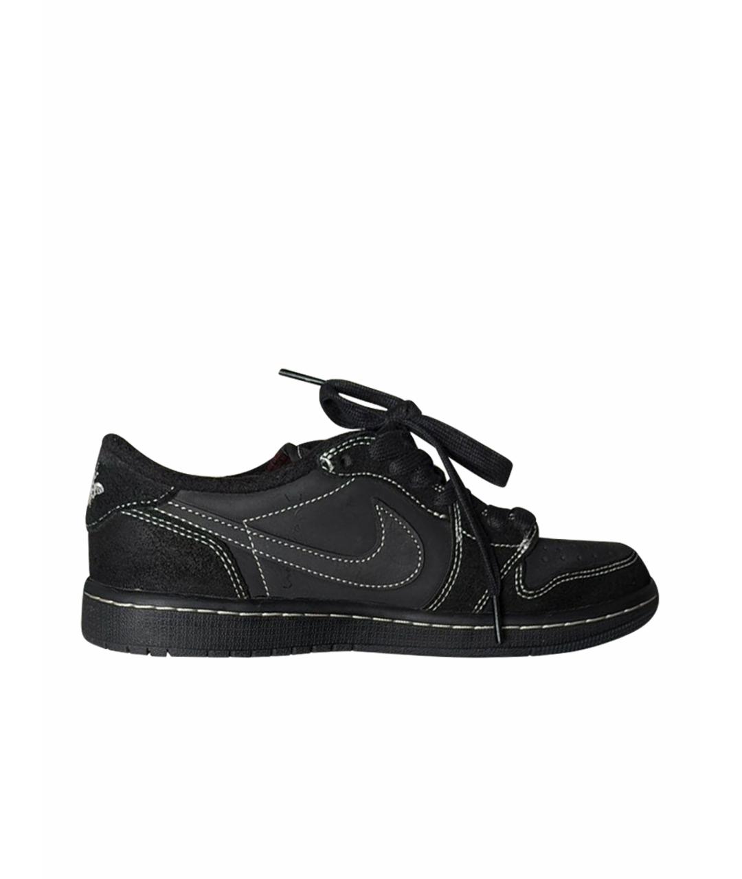 NIKE Черные замшевые кеды, фото 1