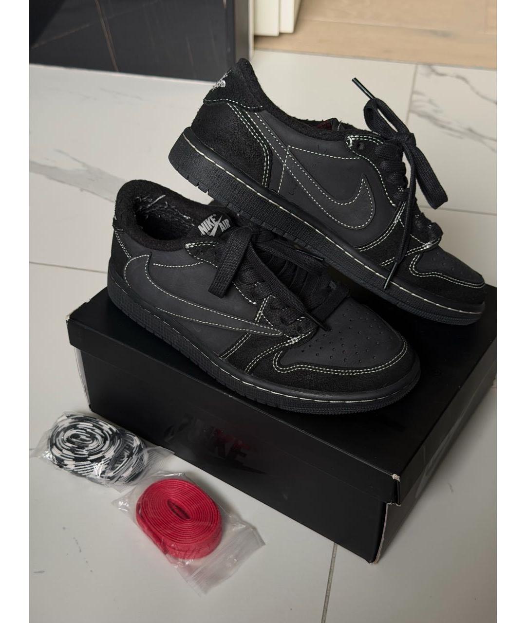 NIKE Черные замшевые кеды, фото 5