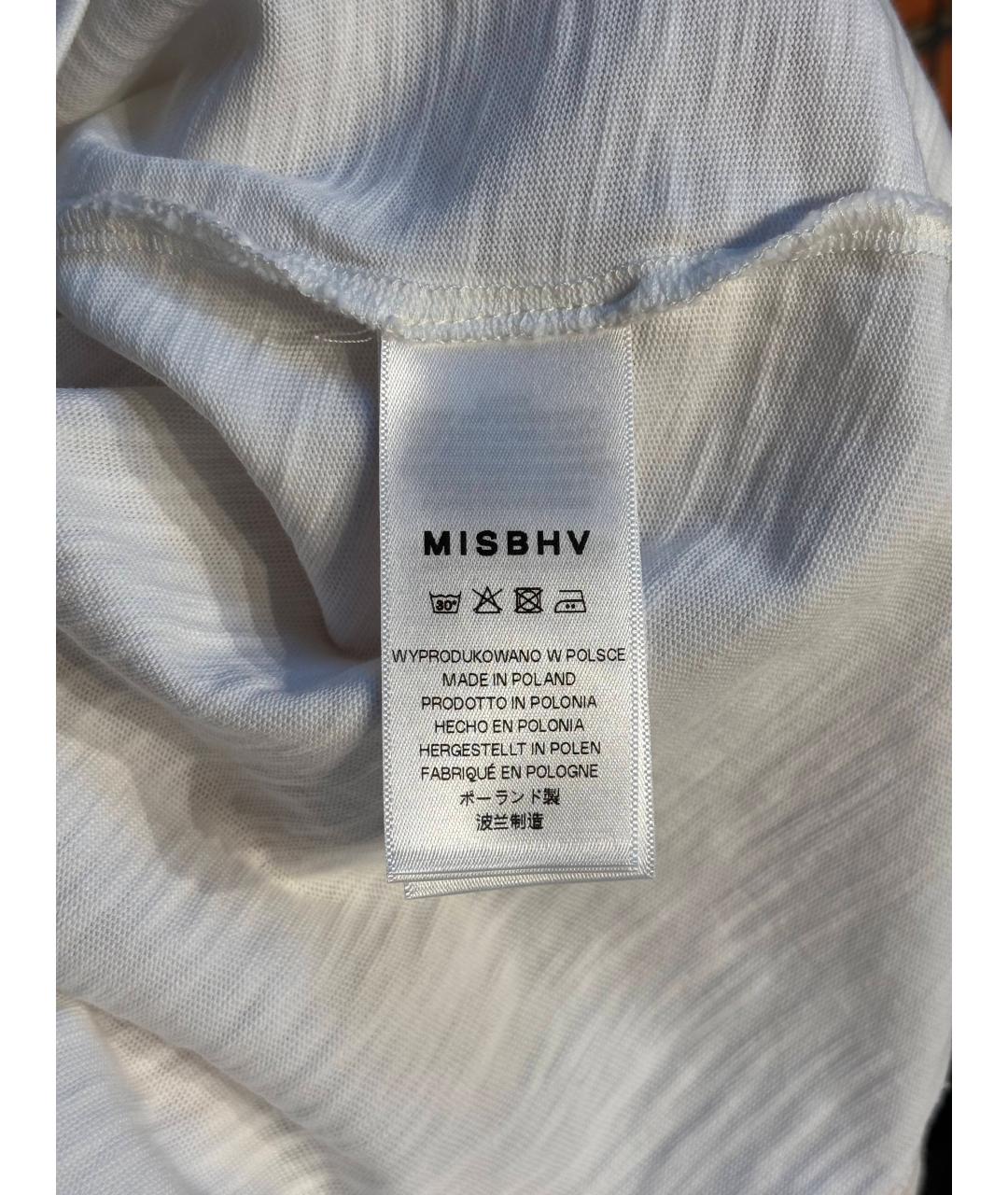 MISBHV Белая хлопковая футболка, фото 7