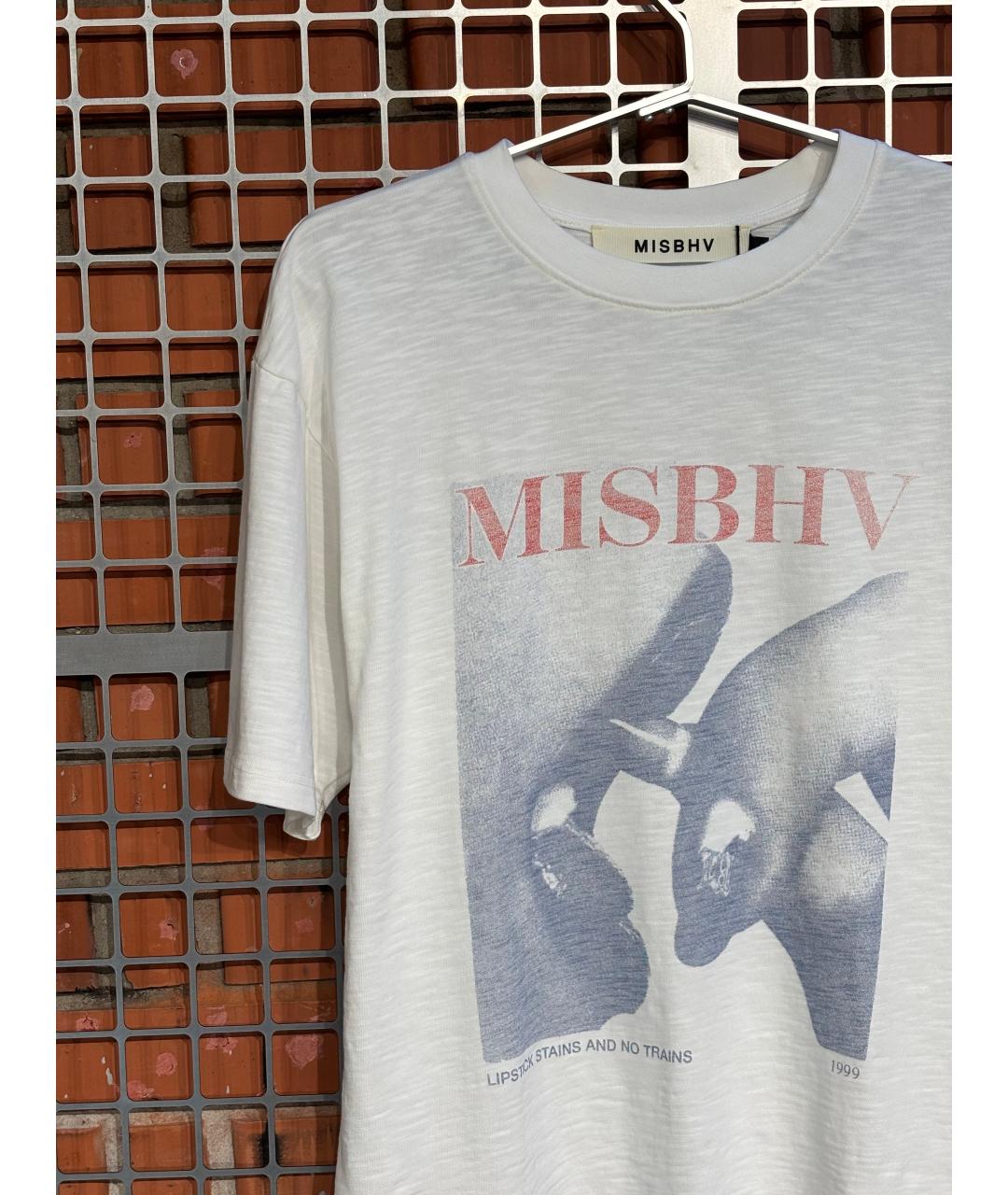MISBHV Белая хлопковая футболка, фото 5