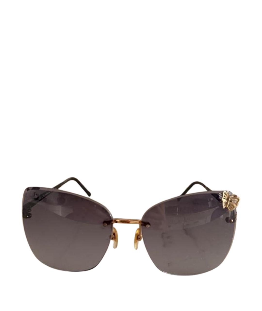 GUCCI Черные пластиковые солнцезащитные очки, фото 1
