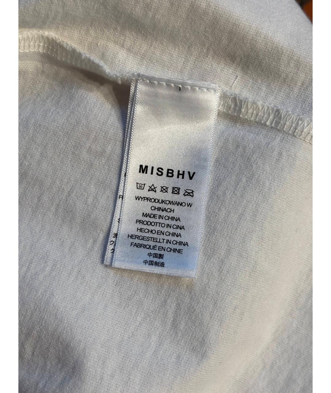 MISBHV Белая хлопковая футболка, фото 7