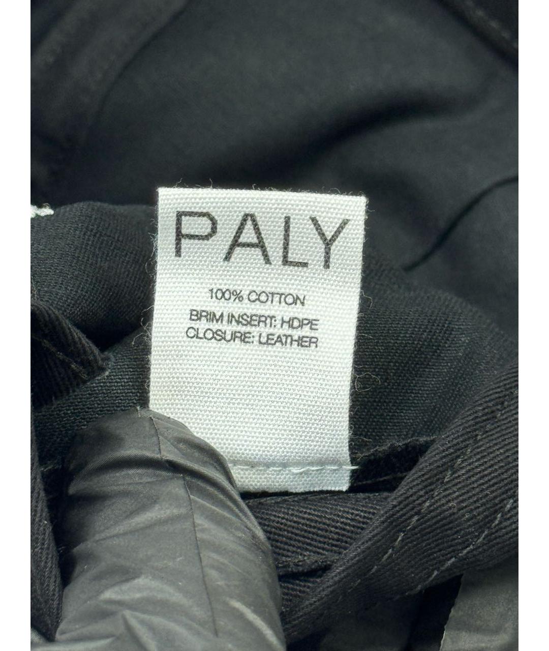 PALY Черная хлопковая кепка/бейсболка, фото 8