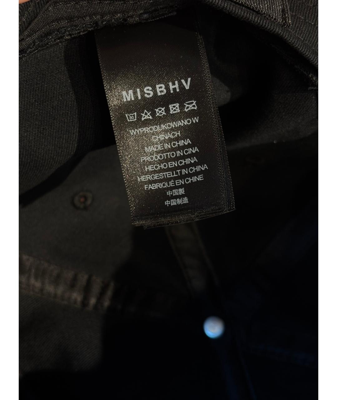 MISBHV Черная хлопковая кепка/бейсболка, фото 9