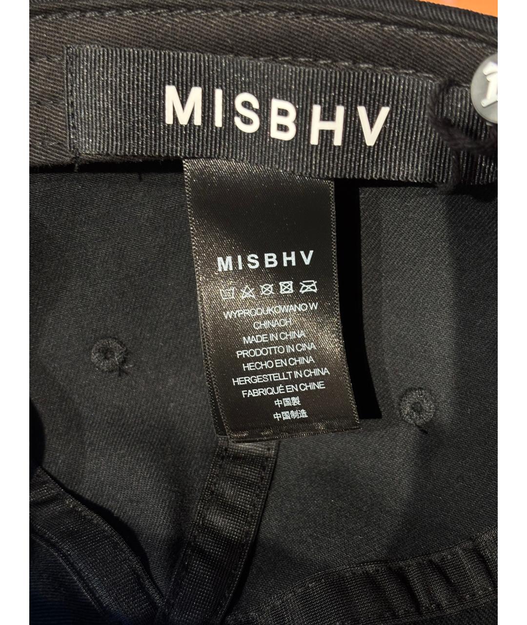 MISBHV Черная хлопковая кепка/бейсболка, фото 9