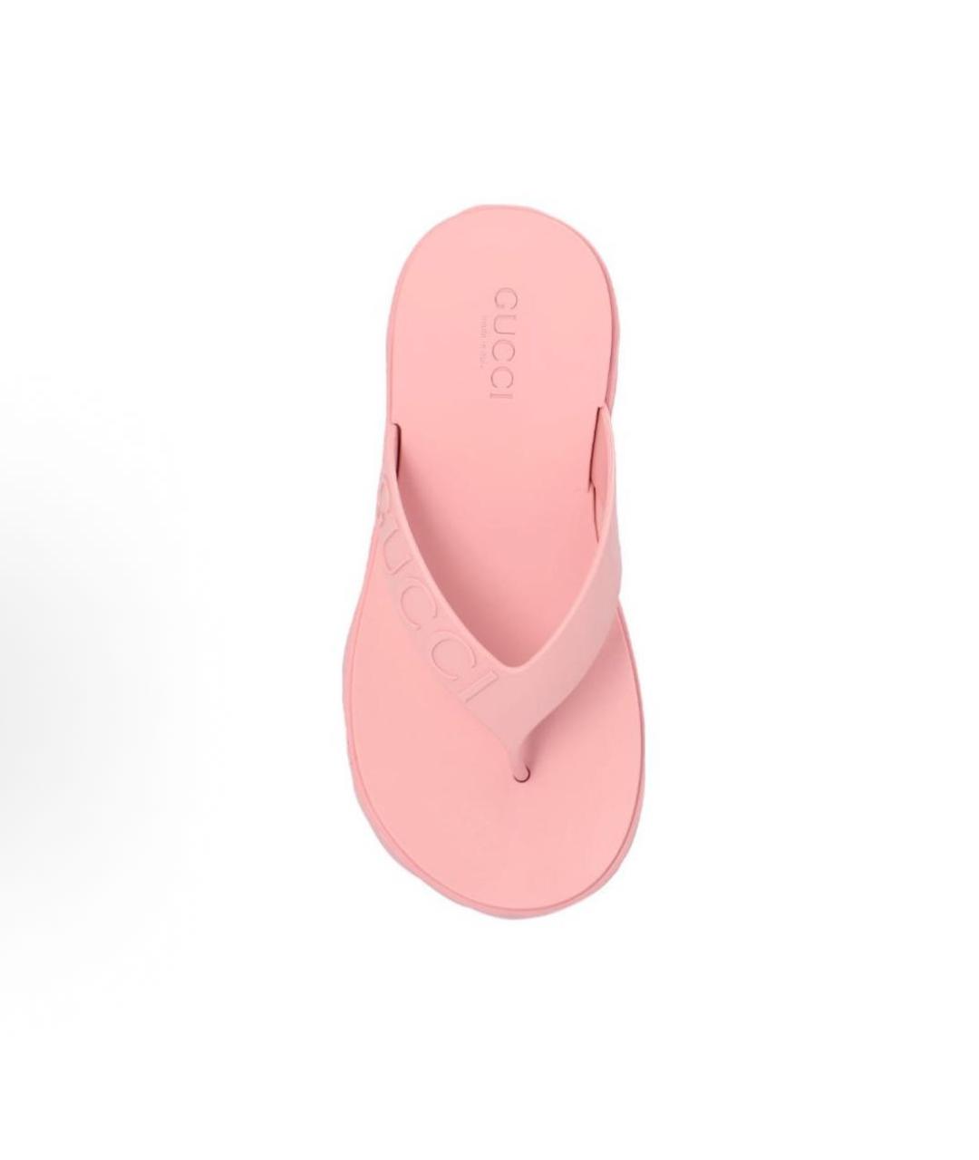 GUCCI Розовые шлепанцы, фото 3
