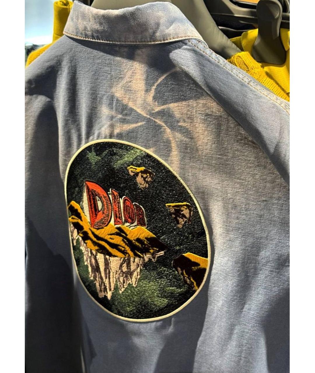 CHRISTIAN DIOR Голубая рубашка, фото 3
