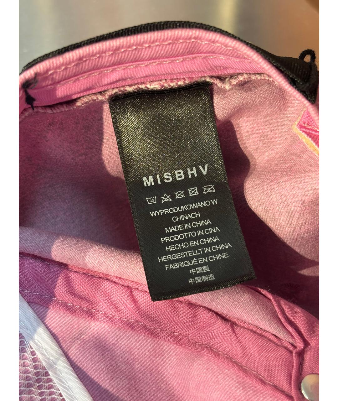 MISBHV Розовая хлопковая кепка/бейсболка, фото 8