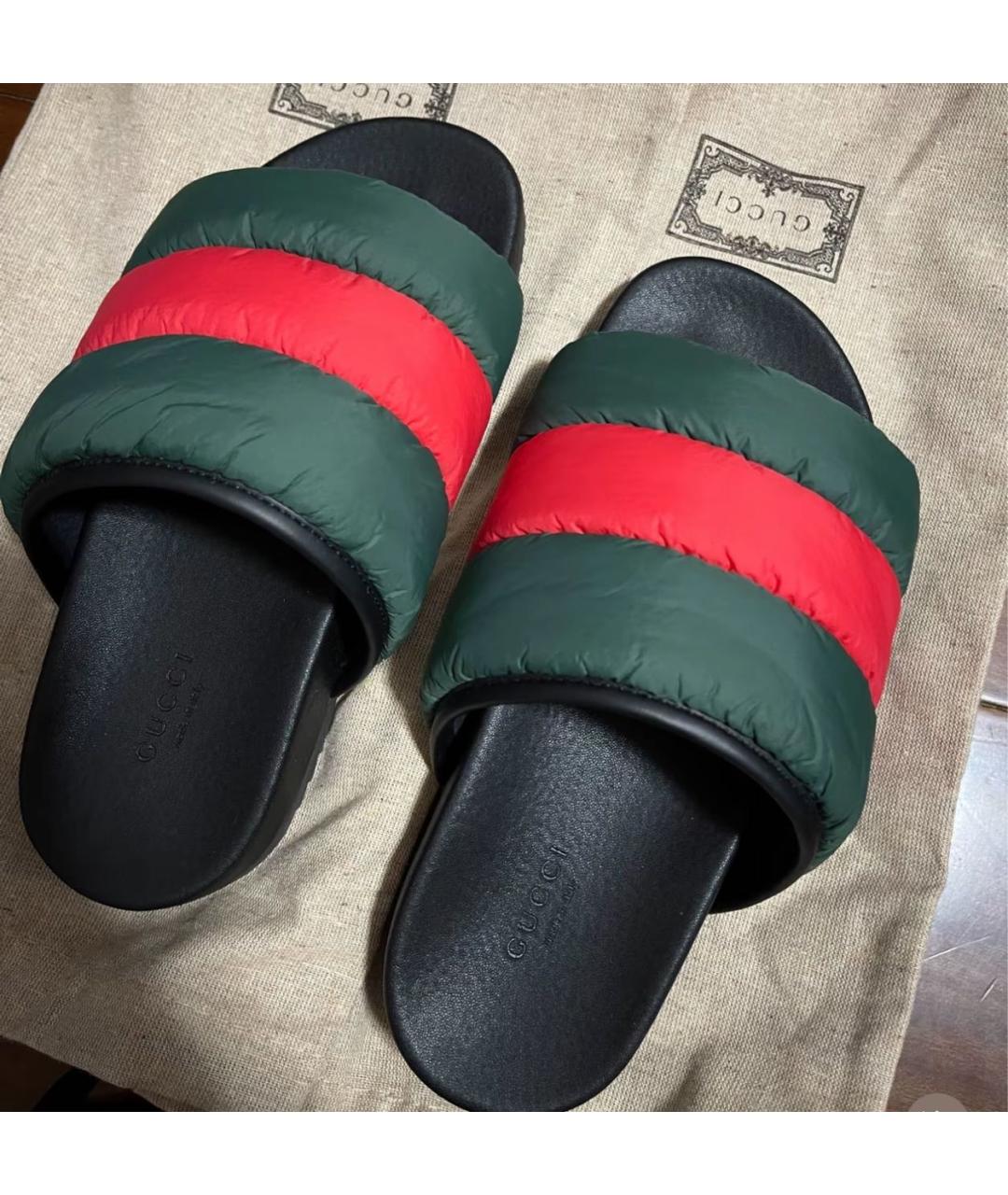 GUCCI Мульти шлепанцы, фото 5