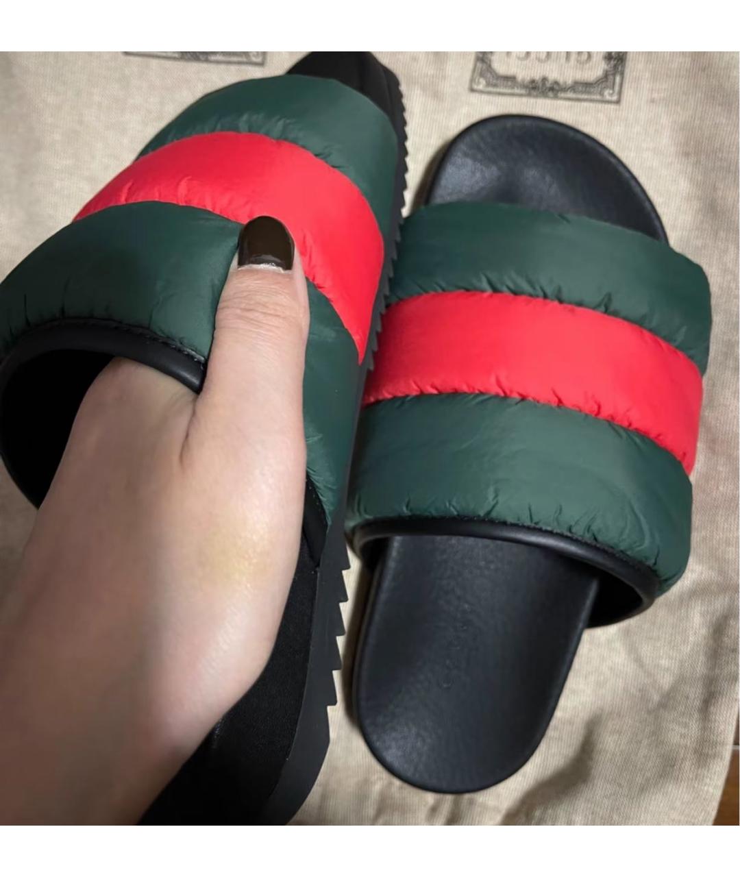 GUCCI Мульти шлепанцы, фото 7