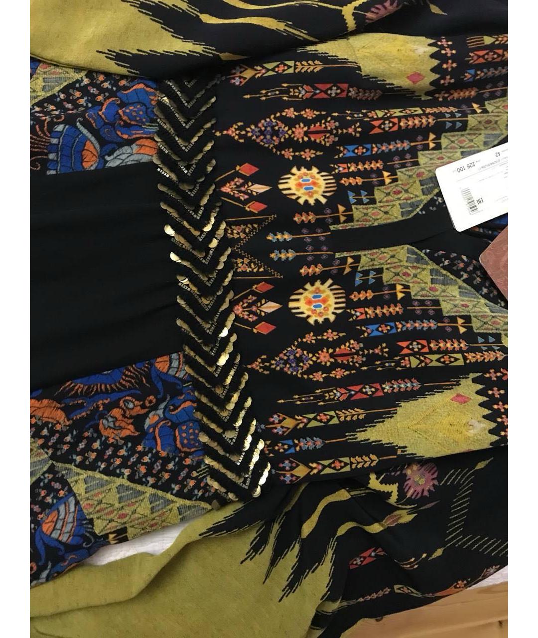 ETRO Мульти шелковое вечернее платье, фото 4