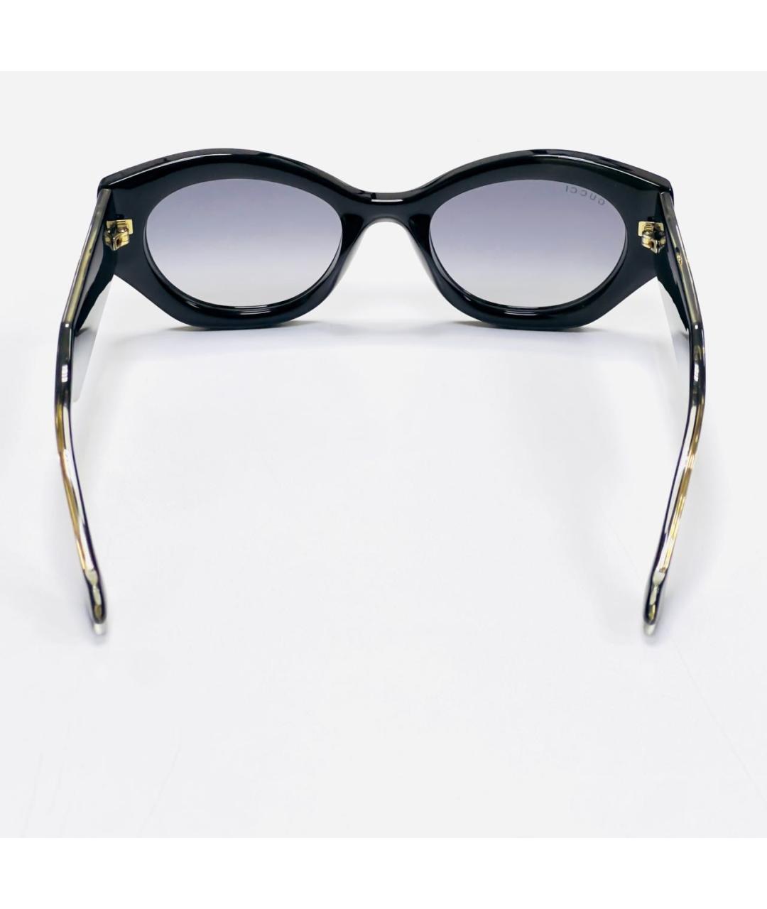 GUCCI Черные пластиковые солнцезащитные очки, фото 6