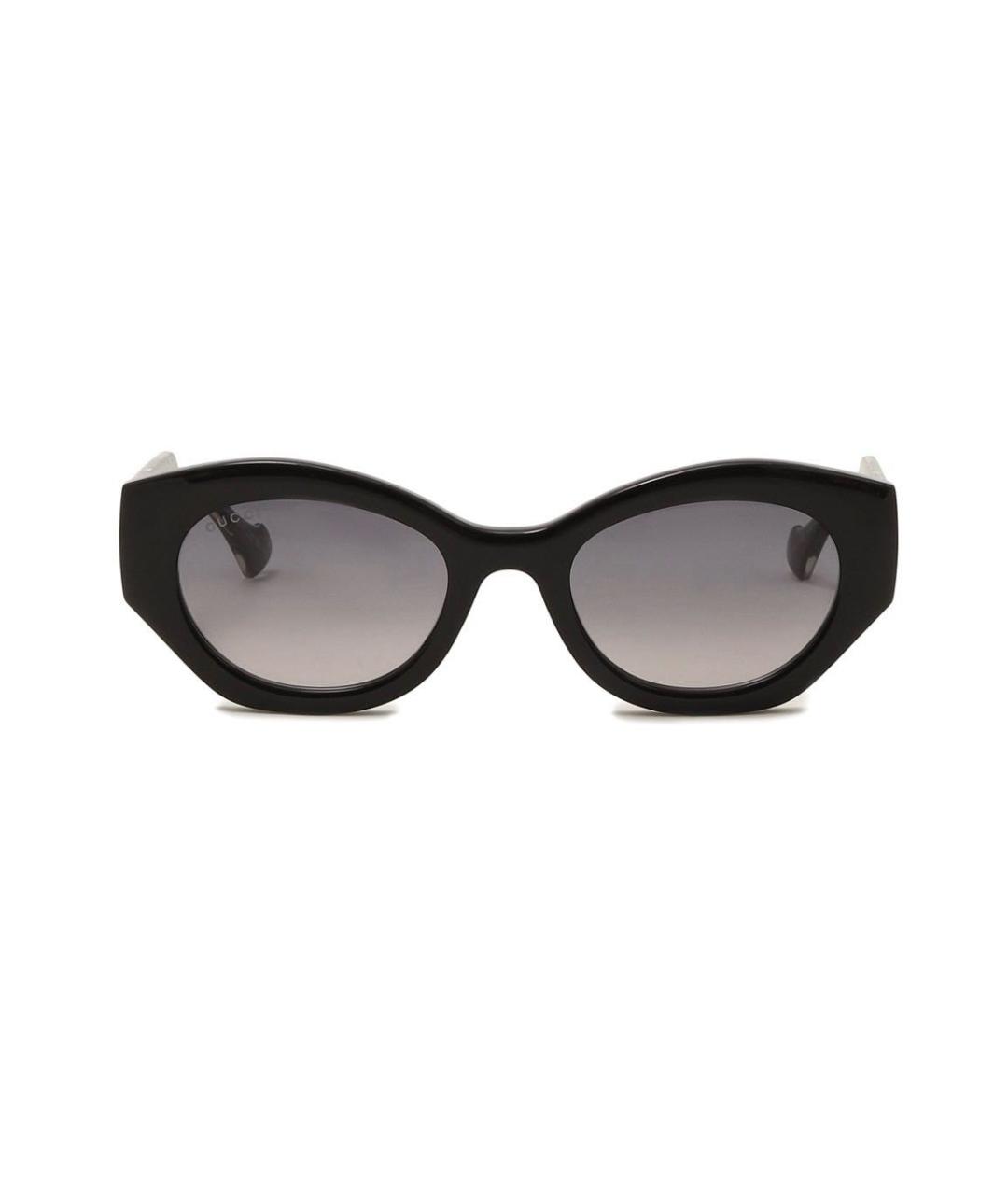 GUCCI Черные пластиковые солнцезащитные очки, фото 2