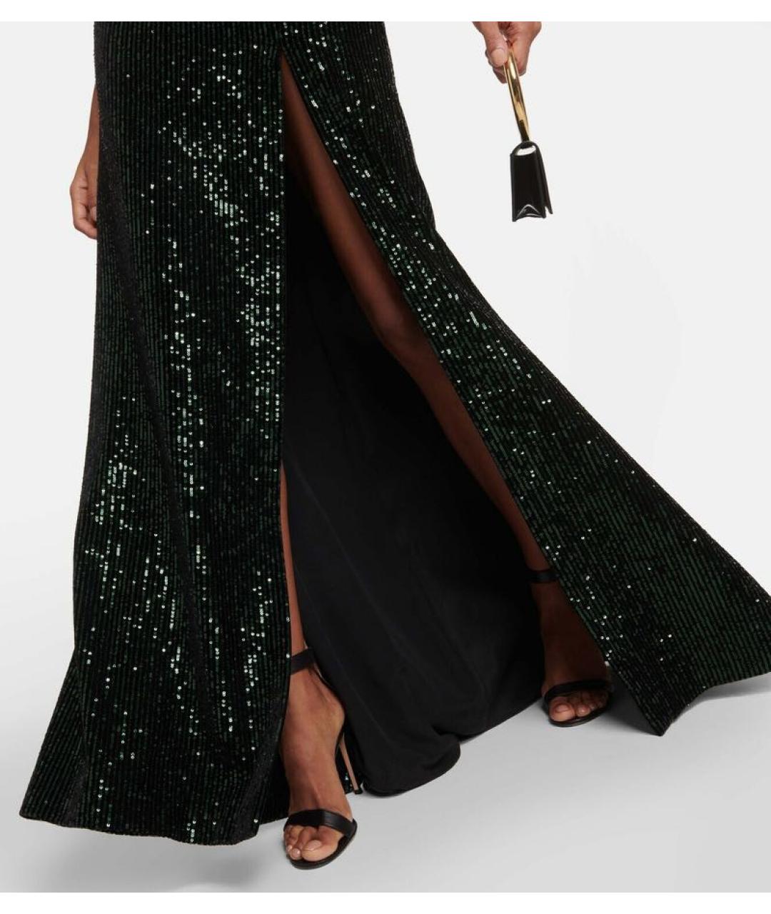 ELIE SAAB Зеленое шелковое вечернее платье, фото 5