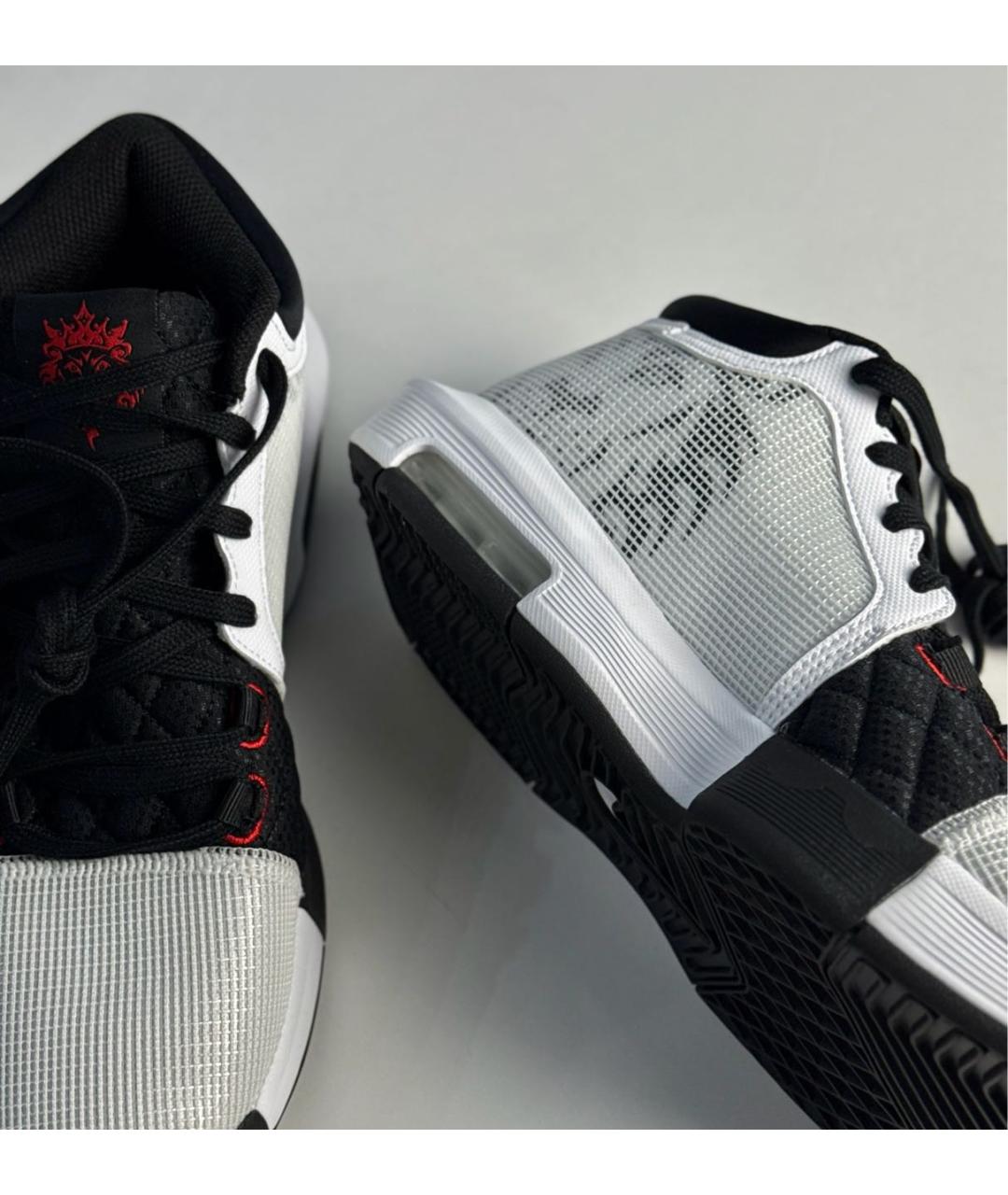NIKE Белые текстильные низкие кроссовки / кеды, фото 6