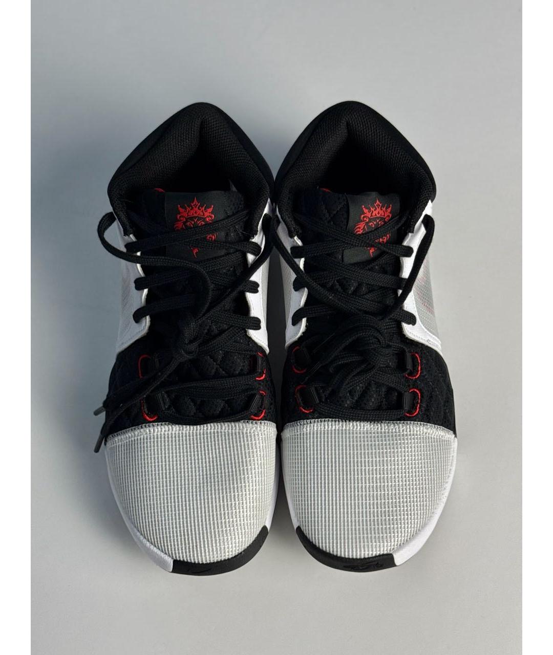 NIKE Белые текстильные низкие кроссовки / кеды, фото 3