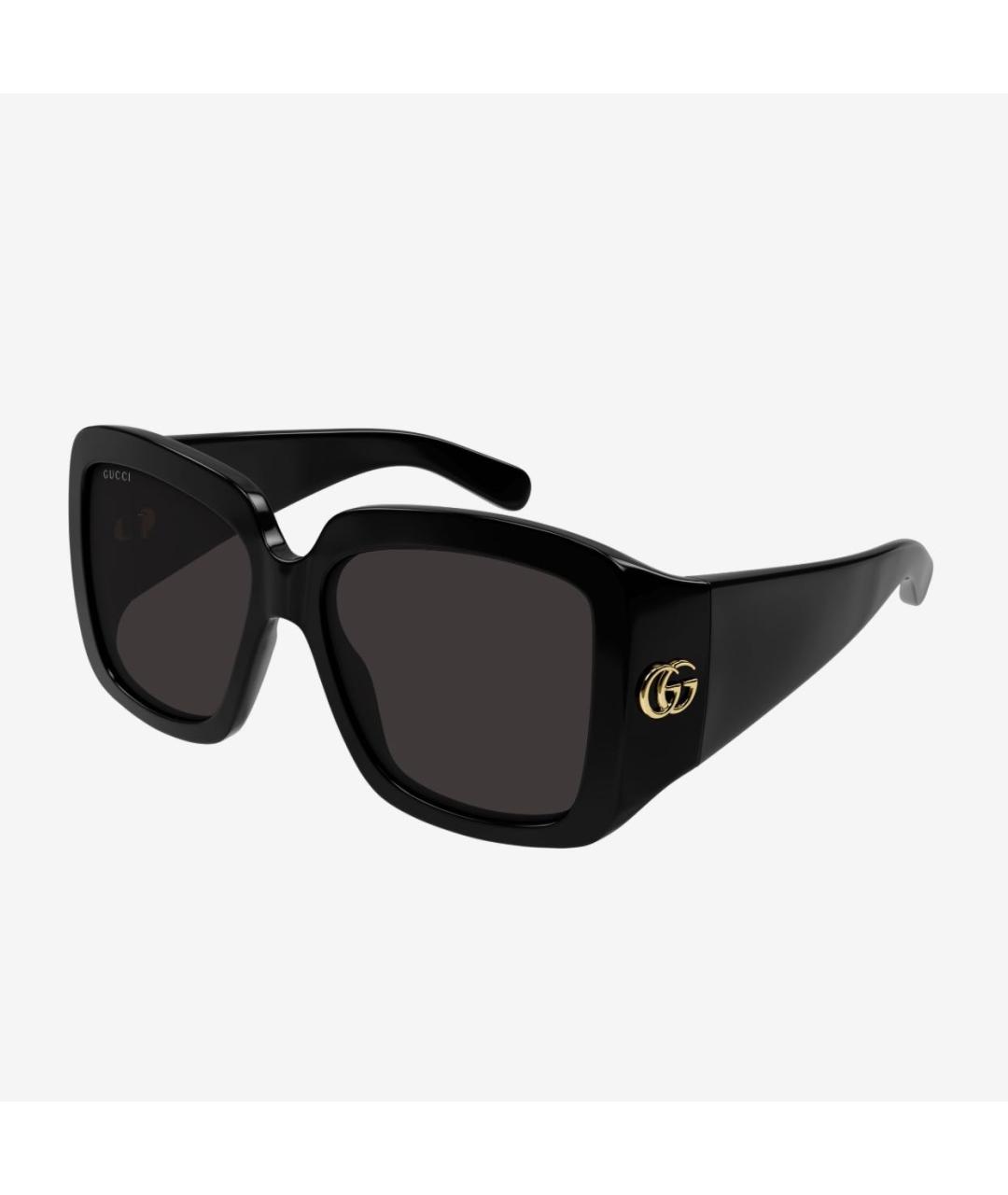 GUCCI Черные пластиковые солнцезащитные очки, фото 9