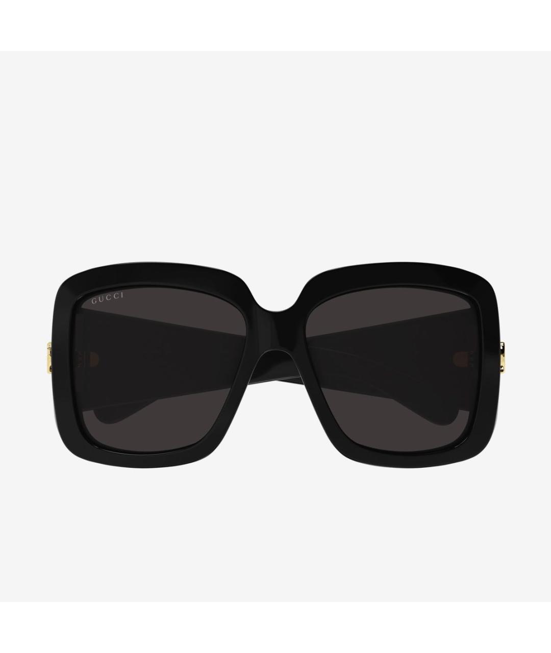 GUCCI Черные пластиковые солнцезащитные очки, фото 2